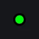 a green custom crosshair