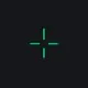 Crosshair_X_transparant_groen