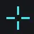 CS cyan custom crosshair