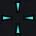 Прицел для CS2 cyan custom crosshair