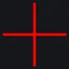 CS2 Cross red custom crosshair