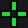 cs2 DEFAULT advanced green custom crosshair