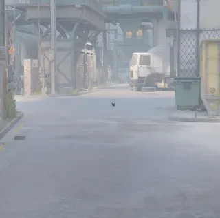 CS2 FACEIT V2 white custom crosshair