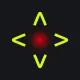 CS2 SC2 yellow custom crosshair
