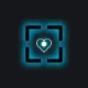 cute heart cyan custom crosshair