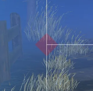 Dead by Daylight Rabbit Mom auxiliary line blue custom crosshair