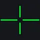 Deadlock Calico Gun spread green custom crosshair