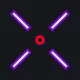 Demon Time Reactive purple custom crosshair