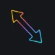 Diagonal Resize 1  - Neon Pack custom crosshair