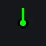 Dot W Upper Line green custom crosshair
