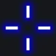 ds blue custom crosshair