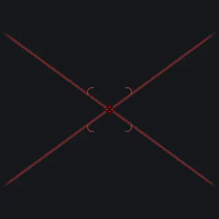 Dyslexia Shuriken Red custom crosshair