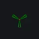 easy to see green hipfire sight that transforms into sleek depth gauge when aiming down sights green custom crosshair