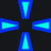 EchoFn blue custom crosshair