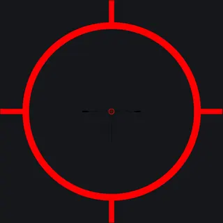 EO Tech Vudu 1-10x (True Red) red custom crosshair