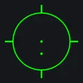 EOTech HHS II green custom crosshair