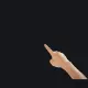 Finger orange custom crosshair