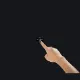 finger crosshair