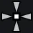 FN AR white custom crosshair