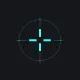 Focus X cyan custom crosshair