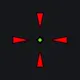 Fortnite red custom crosshair