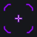 Fortnite AR + Pump purple custom crosshair