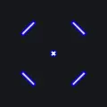 Fortnite-pump blue custom crosshair