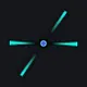 FPS Sniper cyan custom crosshair