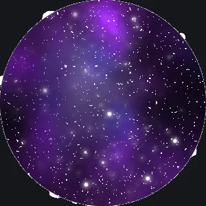 Galaxy purple animated custom crosshair