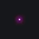 glowing pink dot white custom crosshair