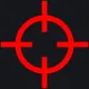 Gold64 DX red custom crosshair