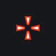 good red custom crosshair