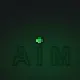 good aim only green custom crosshair