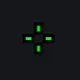 green green custom crosshair