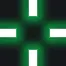 green white custom crosshair