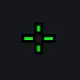 Green green custom crosshair