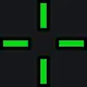 Green + green custom crosshair