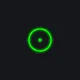 GREEN  CIRCLE green custom crosshair