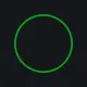 Green Circle green custom crosshair