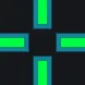 green crosshair