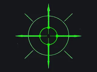 Green Crosshairs
