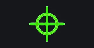 Green plus circle Crosshair