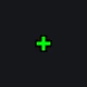 Green Plus Crosshair