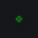 green v3 with glow green custom crosshair
