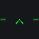 GreenFocused green custom crosshair