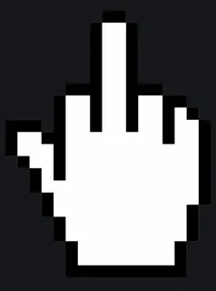 Gta 5 Middle Finger white custom crosshair