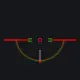 Half-Crescent Sight red custom crosshair