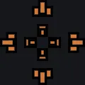 Half-Life Style orange custom crosshair
