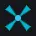 Halo CE cyan custom crosshair
