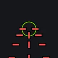 Hard Line with Drop red custom crosshair